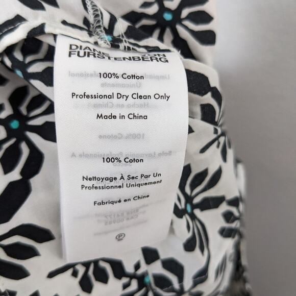 NWT Diane von Furstenberg DVF Margaret Cold Shoulder Crop Top Size 10 - Picture 8 of 10